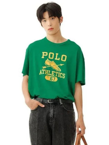 Classic Fit Jersey T Shirt Green - POLO RALPH LAUREN - BALAAN 1