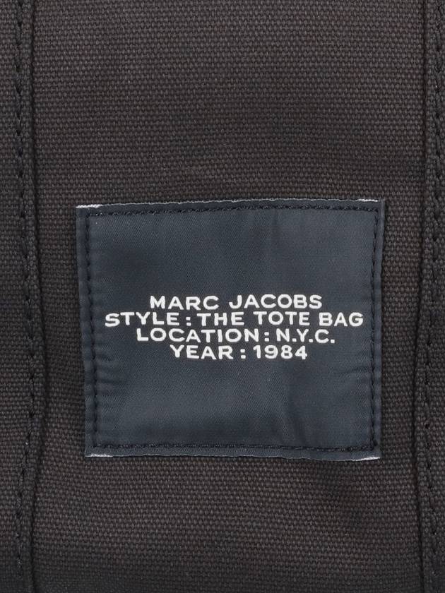 Logo Small Canvas Tote Bag Black - MARC JACOBS - BALAAN 5