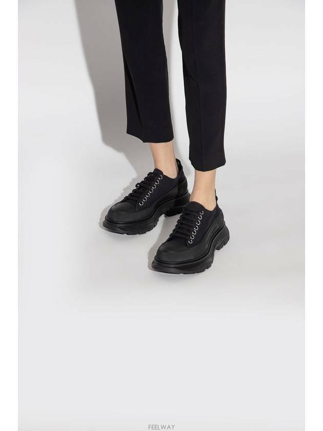 Tread Slick Low Top Sneakers Black - ALEXANDER MCQUEEN - BALAAN 3