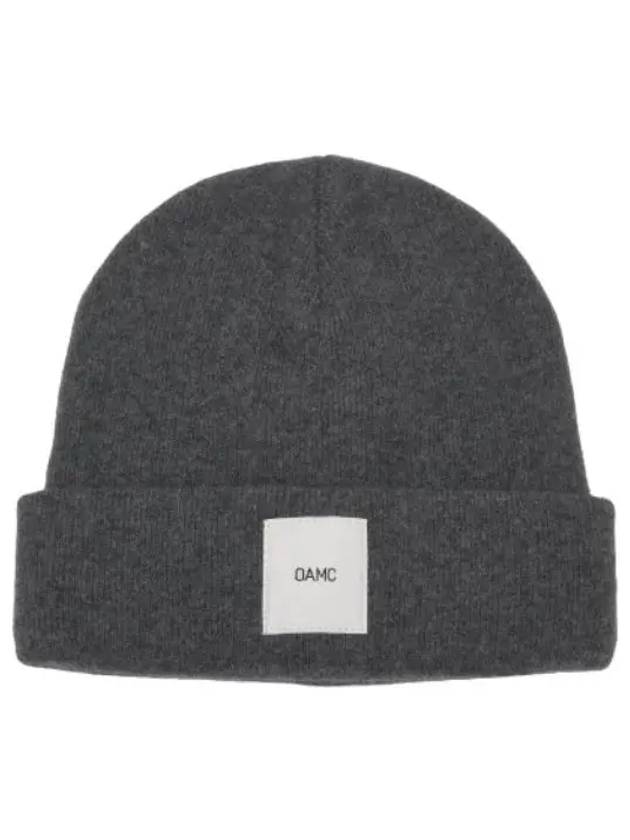 Whistler Logo Patch Beanie Stone Gray Hat - OAMC - BALAAN 1