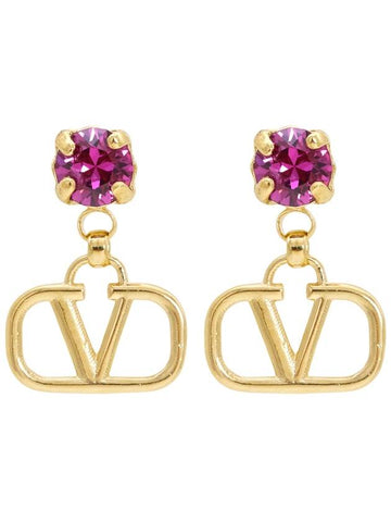 J0H29YCW 7CR Earrings - VALENTINO - BALAAN 1