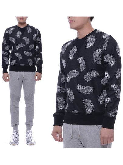 Feather Motif Sweatshirt Black - ALEXANDER MCQUEEN - BALAAN 2