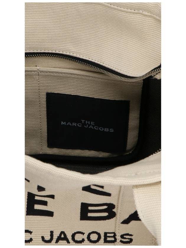 Logo Jacquard Large Tote Bag Warm Sand - MARC JACOBS - BALAAN 4