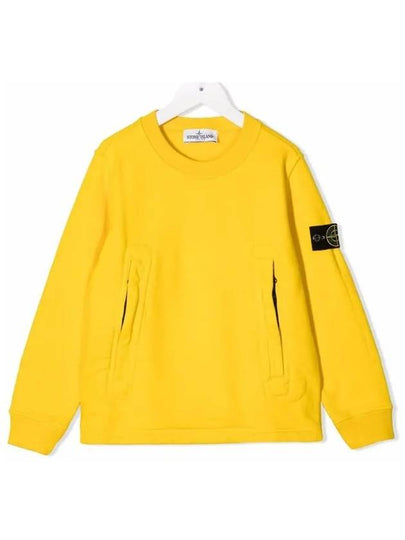 Kids Waffen Pocket Sweatshirt Yellow 751660240 V0034 - STONE ISLAND - BALAAN 2