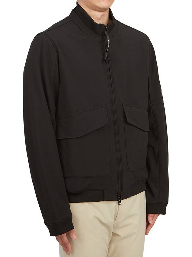 Shell-R Bomber Jacket Black - CP COMPANY - BALAAN 5