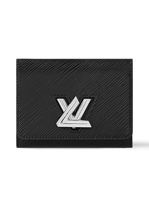 Twist Logo Epi Leather Compact Half Wallet Black - LOUIS VUITTON - BALAAN 2