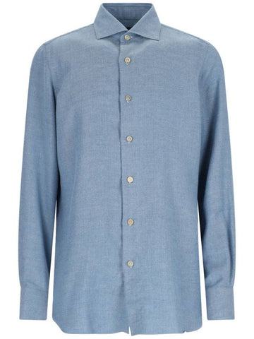 Finamore Shirts Blue - FINAMORE 1925 - BALAAN 1