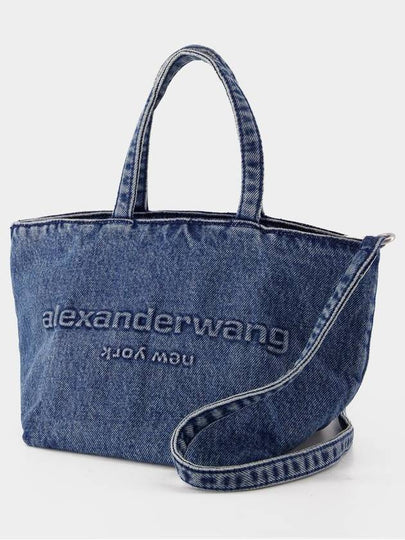 Punch Small Shopping Bag - Alexander Wang - Cotton - Blue - ALEXANDER WANG - BALAAN 2