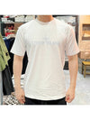 Embroidered Logo Short Sleeve T-Shirt White - STONE ISLAND - BALAAN 3