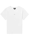 Jade Logo Short Sleeve T-Shirt White - A.P.C. - BALAAN 2