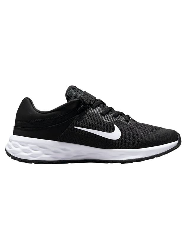 Kids Revolution 6 FlyEase GS Low-Top Sneakers Black - NIKE - BALAAN 1