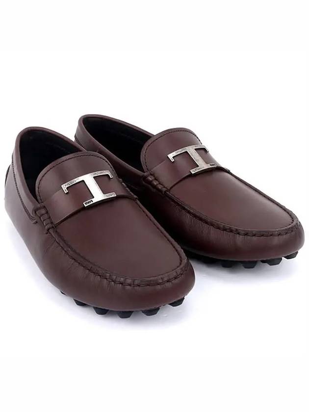 Men's Macro Rubber Driving Shoes Brown - TOD'S - BALAAN 3