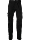 Lens WappenStretch Track Pants Black - CP COMPANY - BALAAN 2