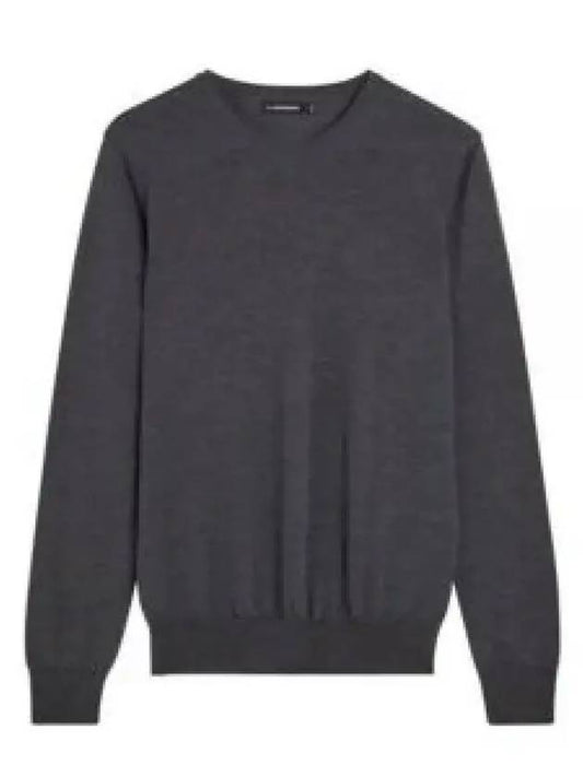 Lyle Merino Crew Neck Knit Top Grey - J.LINDEBERG - BALAAN 2