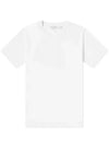 Paris Embroidery Logo Cotton Short Sleeve T-Shirt White - MAISON KITSUNE - BALAAN 2