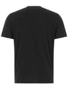 Logo Crew Neck Short Sleeve T-Shirt Black - CP COMPANY - BALAAN 4