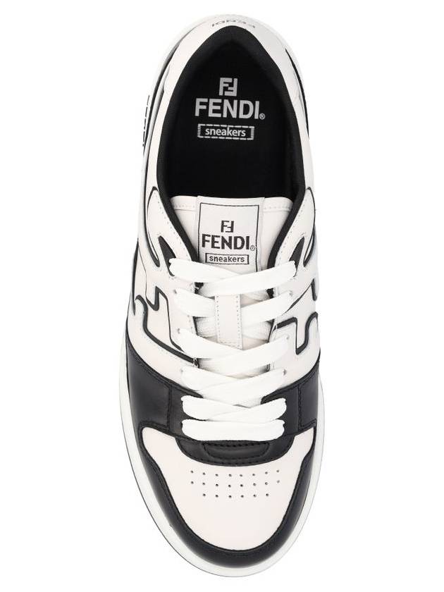 Match Low Top Sneakers Black - FENDI - BALAAN 5