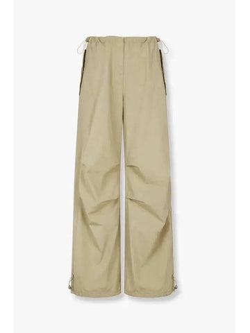 Women s Eagle String Parachute Pants Light Khaki - EMPORIO ARMANI - BALAAN 1