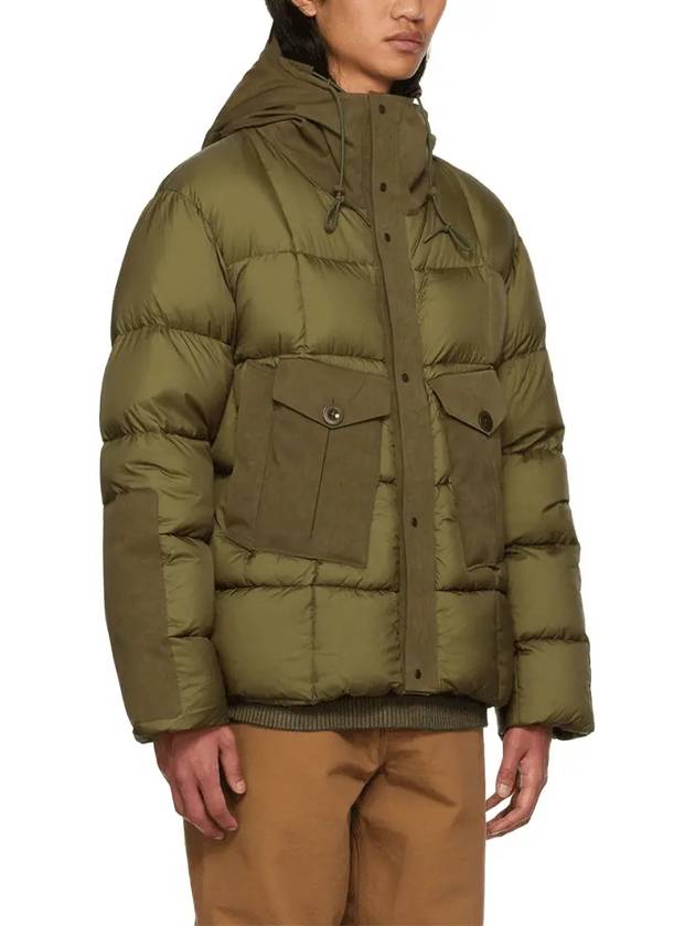 Tempest Combo Down Jacket Olive - TEN C - BALAAN 3