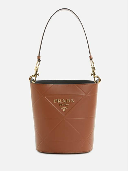 Diamond quilted bucket bag - PRADA - BALAAN 1