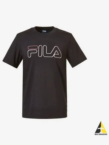 Uni Essentials 3D Logo T Shirt BLK - FILA - BALAAN 1