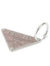 Women's Triangle Logo Earrings Pink - PRADA - BALAAN 2