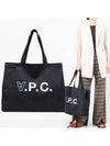 Front Logo Shoulder Tote Bag Indigo Blue - A.P.C. - BALAAN 2