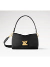 Soft Twist Other Leather Shoulder Bag Black - LOUIS VUITTON - BALAAN 2