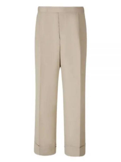 Typewriter Fit 5 Slacks Beige - THOM BROWNE - BALAAN 2