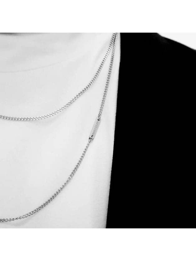 Men's Necklace Chain Layered CLEF CLEAN LINE - BASSCLEF - BALAAN 3