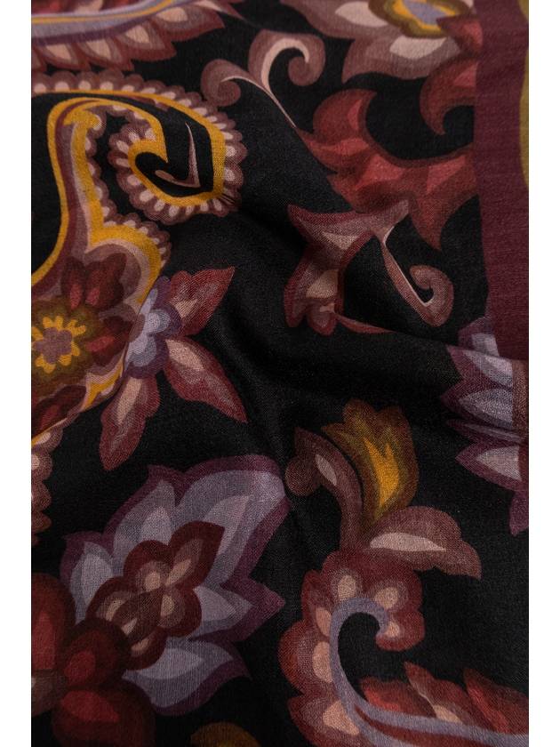 Etro Cashmere Shawl, Men's, Burgundy - ETRO - BALAAN 3