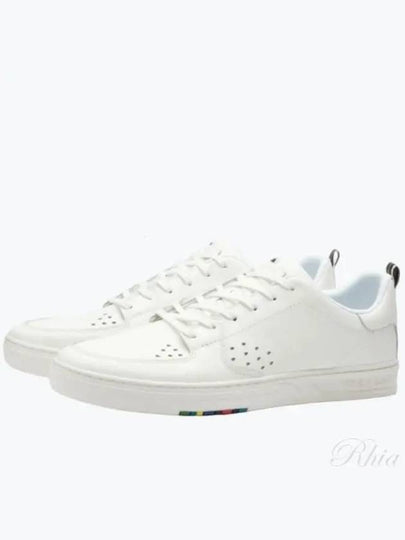 Cosmo Leather Low Top Sneakers White - PAUL SMITH - BALAAN 2