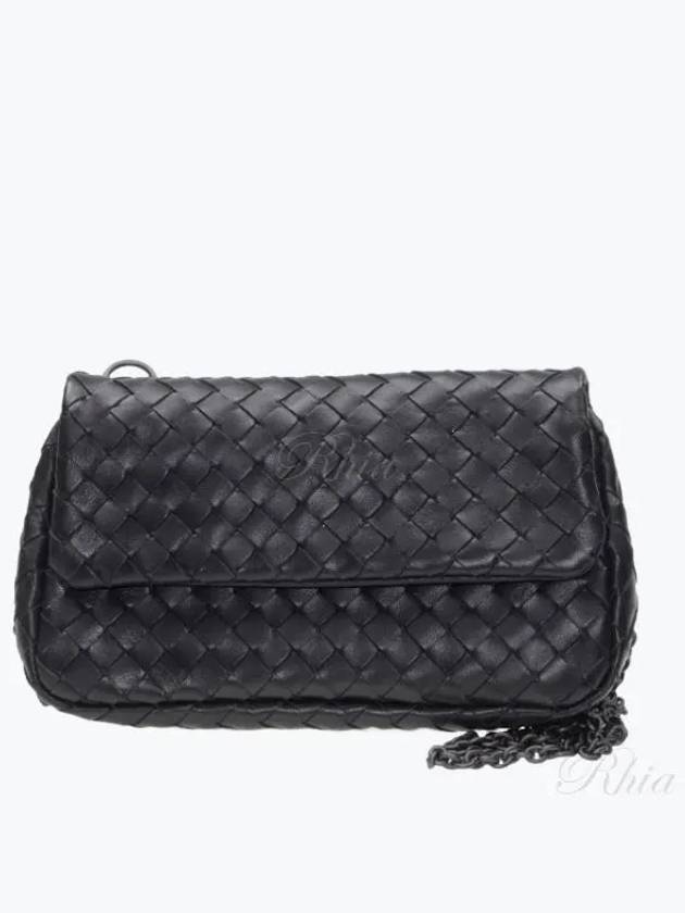 310774 V0016 8175 Intrecciato Nappa Mini Chain Cross Bag - BOTTEGA VENETA - BALAAN 1