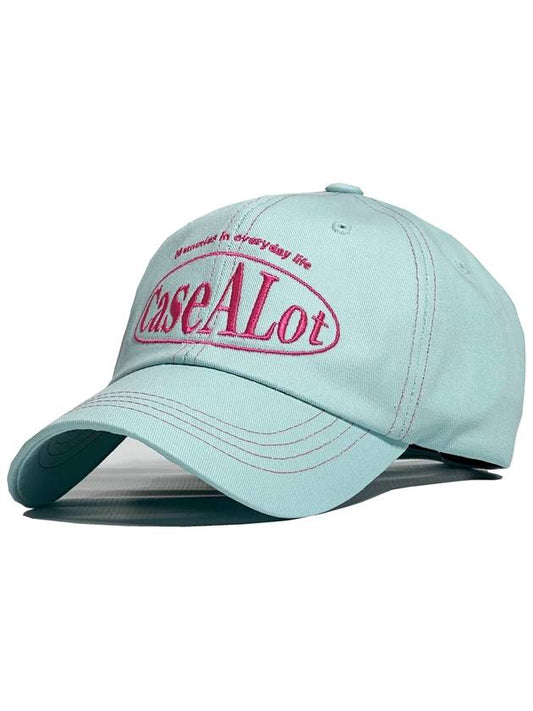 Circle Logo Ball Cap Pastel Blue - CASEALOT - BALAAN 2