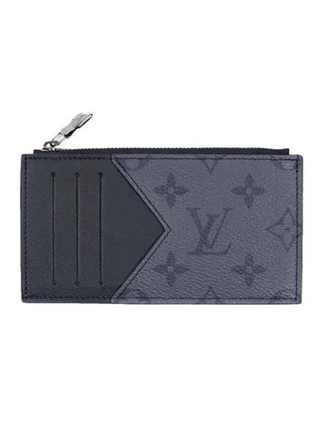 Monogram Coin Holder Card Wallet Grey - LOUIS VUITTON - BALAAN 1