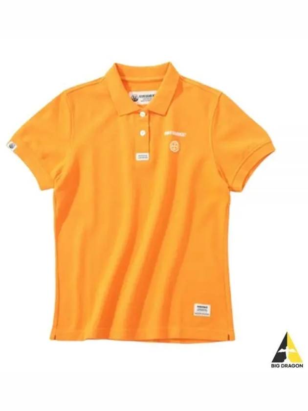 Golf Wear Women s Short Sleeve T Shirt HCW 2A AP01 ORANGE - HORN GARMENT - BALAAN 1