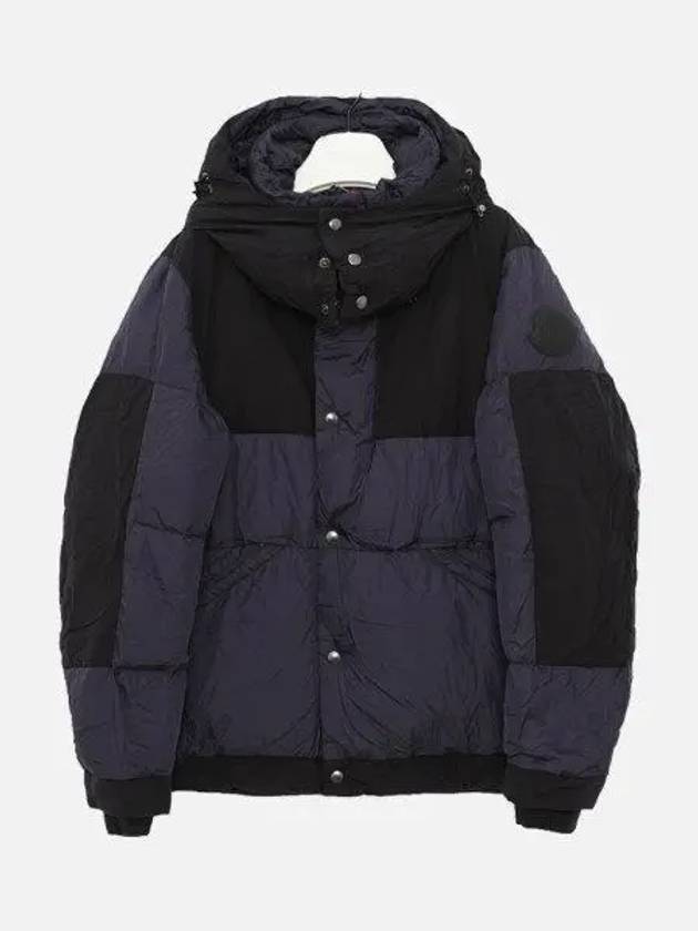 JOFFE patch logo hooded padded men s jacket 1A00113 68352 742 270286 1039627 - MONCLER - BALAAN 1