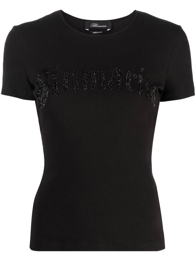 Blumarine Top Black - BLUMARINE - BALAAN 1