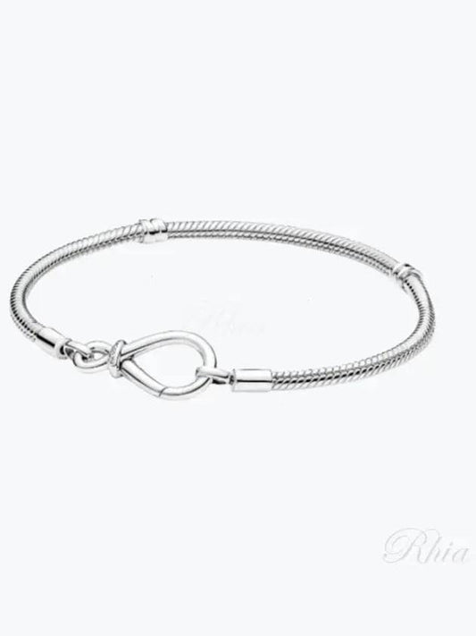 Moments Infinity Knot Snake Chain Bracelet Silver - PANDORA - BALAAN 2