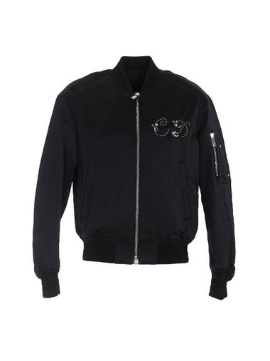 Polyamide Bomber Jacket Black - DIOR - BALAAN 1