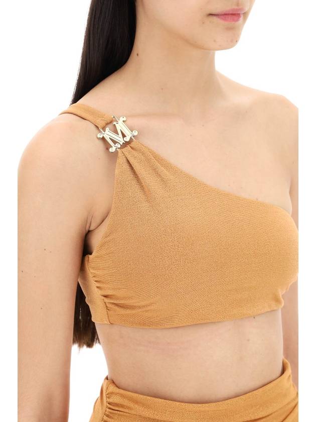 one-shoulder bikini top in jersey and - MAX MARA - BALAAN 4