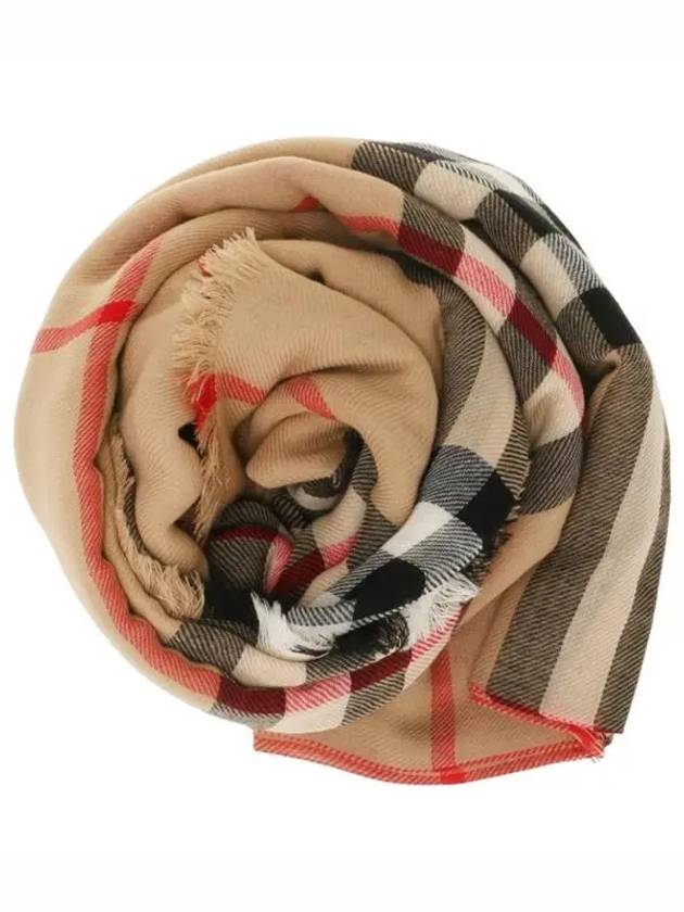 Vintage Check Wool Scarf Archive Beige - BURBERRY - BALAAN 3