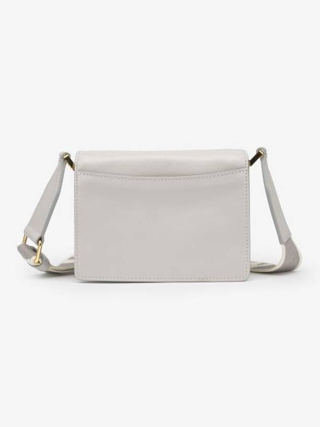 Women's Mini Trunk Soft Shoulder Bag Stone - MARNI - BALAAN 3