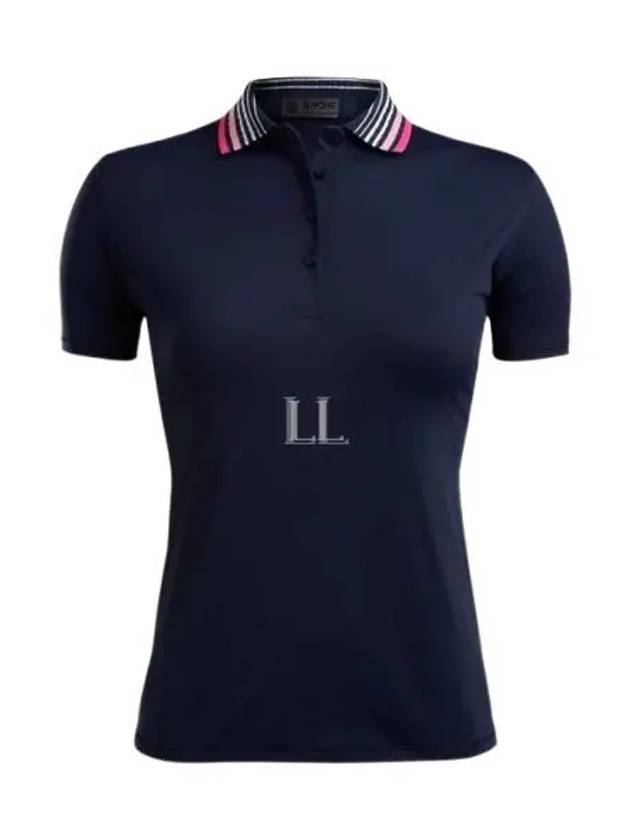 LF Golf PLEATED COLLAR POLO LF22K132 TWILIGHT Women's Pleated Collar Polo - G/FORE - BALAAN 2