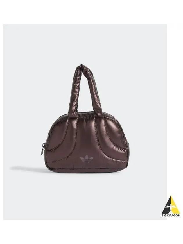 Trefoil Logo Padded Tote Bag Burgundy - ADIDAS - BALAAN 2