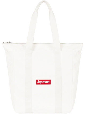 Canvas Tote White Canvas Tote White - SUPREME - BALAAN 1