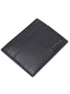 Vitello Metal Logo Calfskin Card Wallet Black - PRADA - BALAAN 6