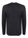 Wappen Patch Round Cotton Knit Top Navy - STONE ISLAND - BALAAN 4