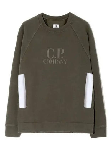 Diagonal fleece pocket sweatshirt - CP COMPANY - BALAAN 1