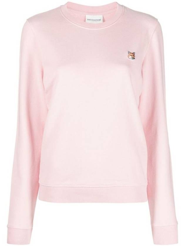 Fox Head Patch Regular Sweatshirt Pink - MAISON KITSUNE - BALAAN 2